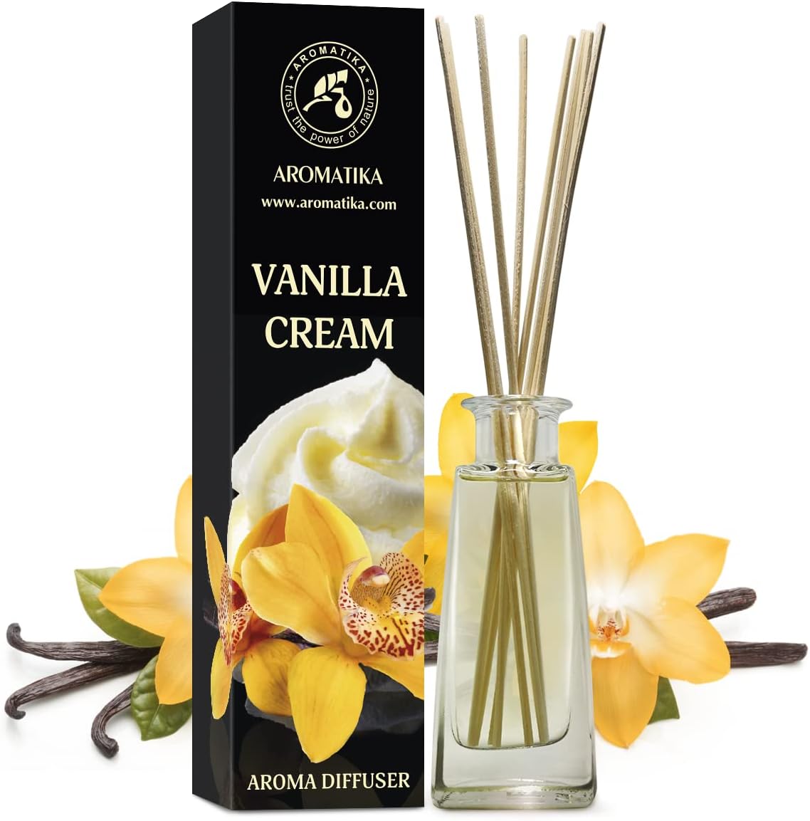 Vanilla Cream Reed Diffuser Set 100ml