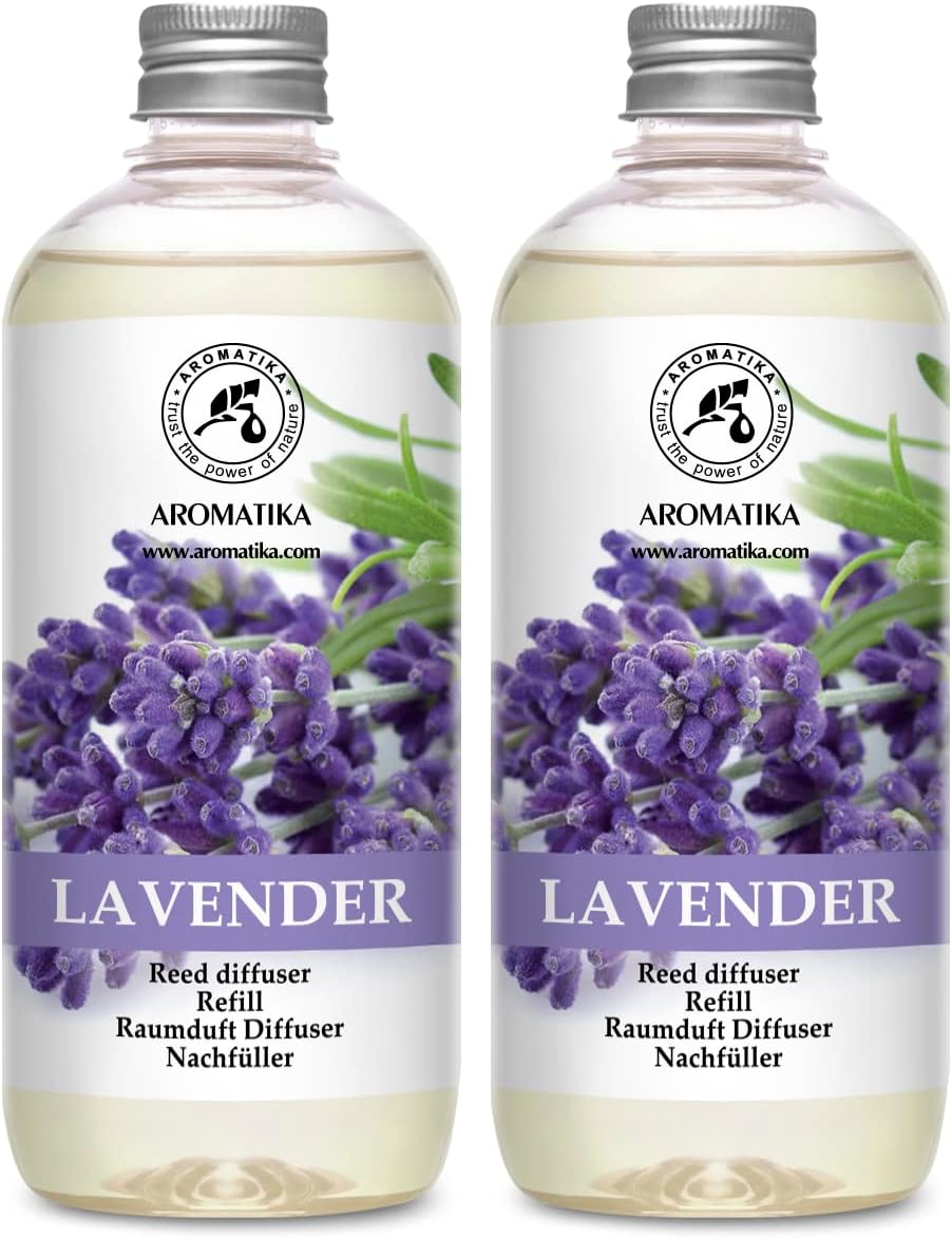 Lavender Reed Diffuser Refill 2 x 500ml Natural Scent