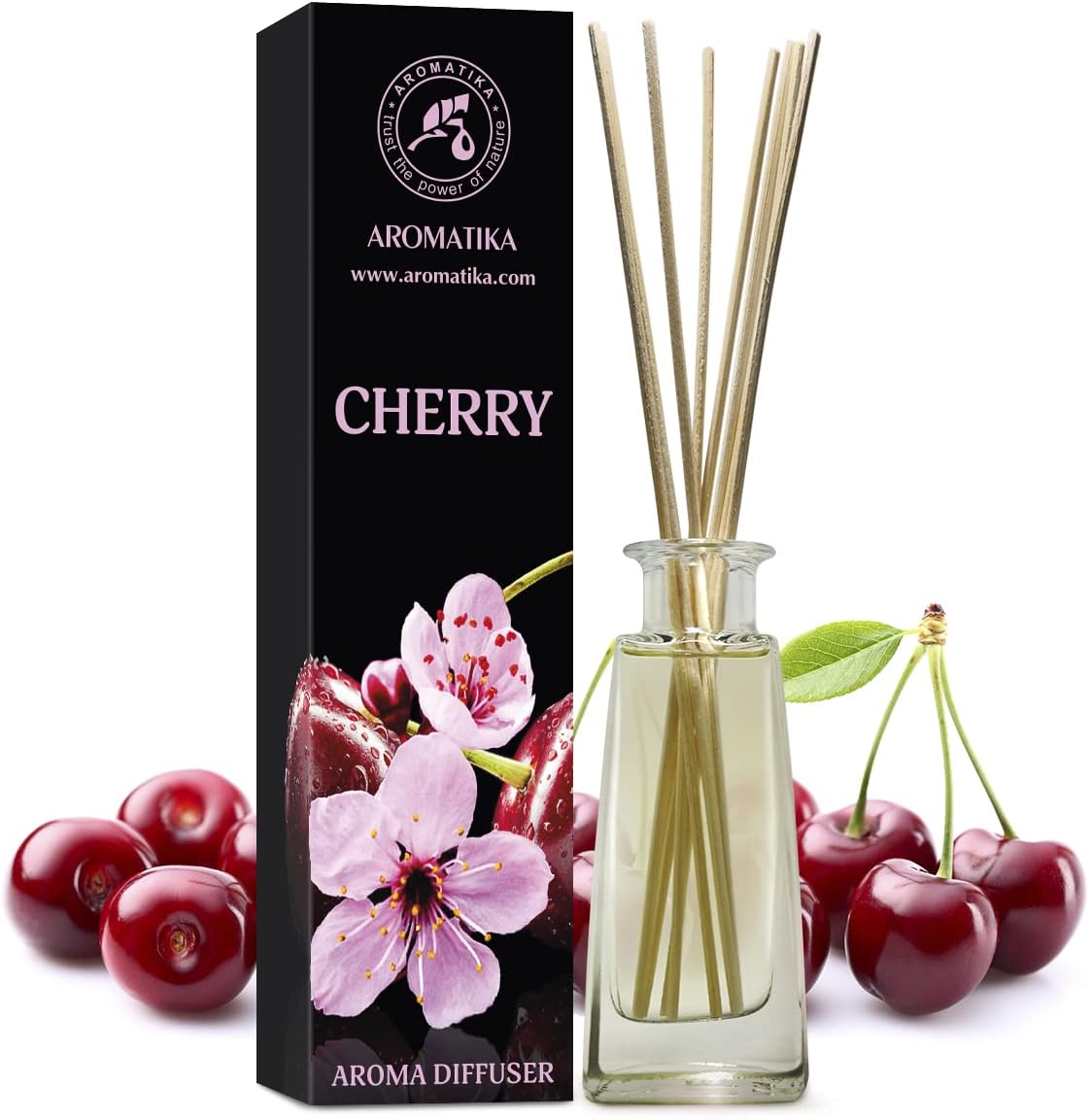 Cherry Aroma Diffuser 34 Fl Oz - Reed Diffuser Set