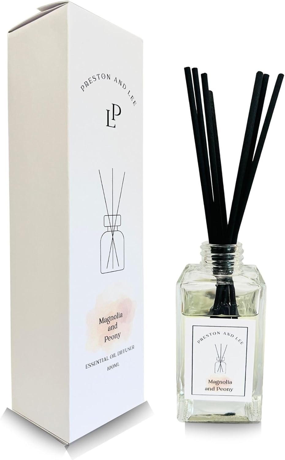 Preston and Lee Magnolia Peony Reed Diffuser Set