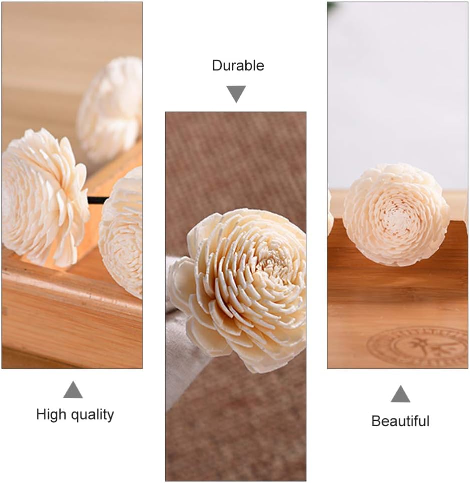 PRETYZOOM 3PCS Dried Flower Diffuser Sticks for Home Fragrance
