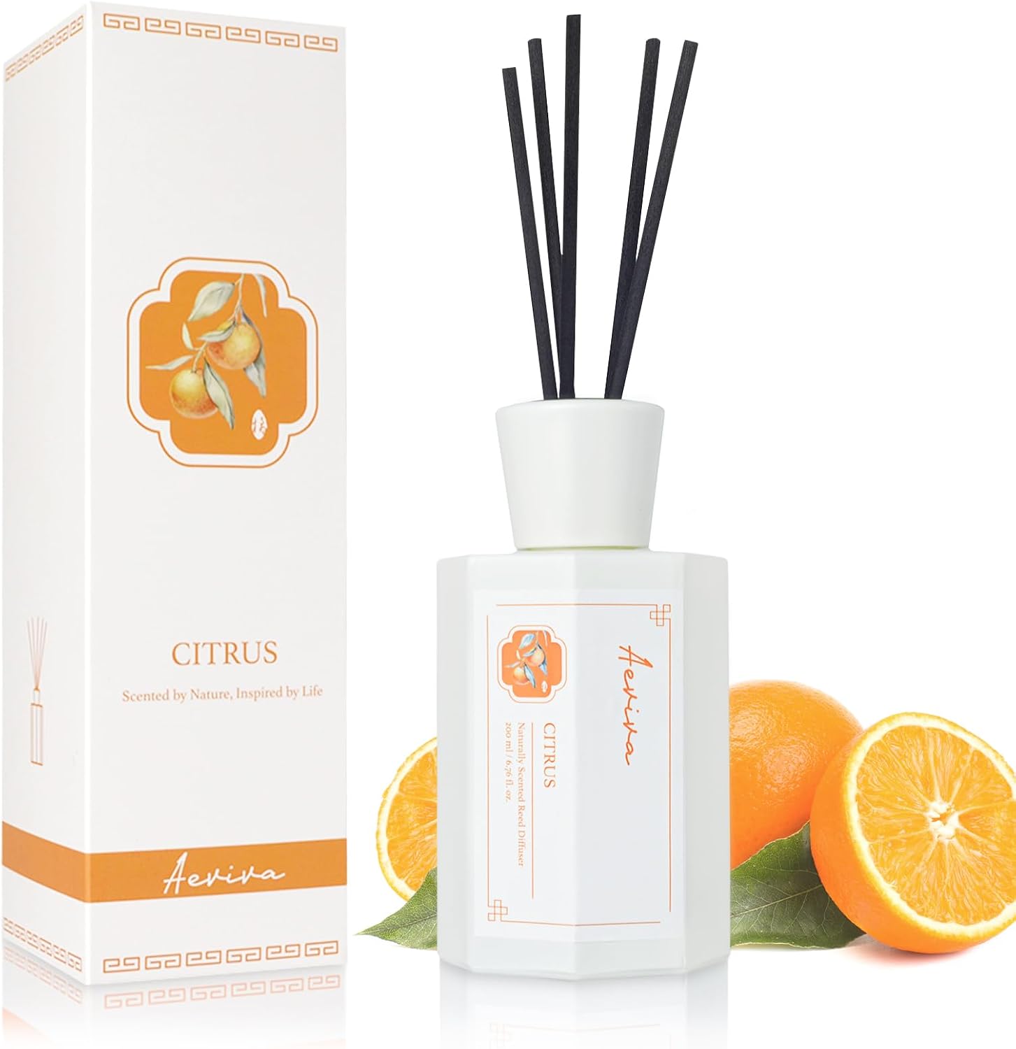 Aeviva Citrus Reed Diffuser Set 200ml Home Fragrance