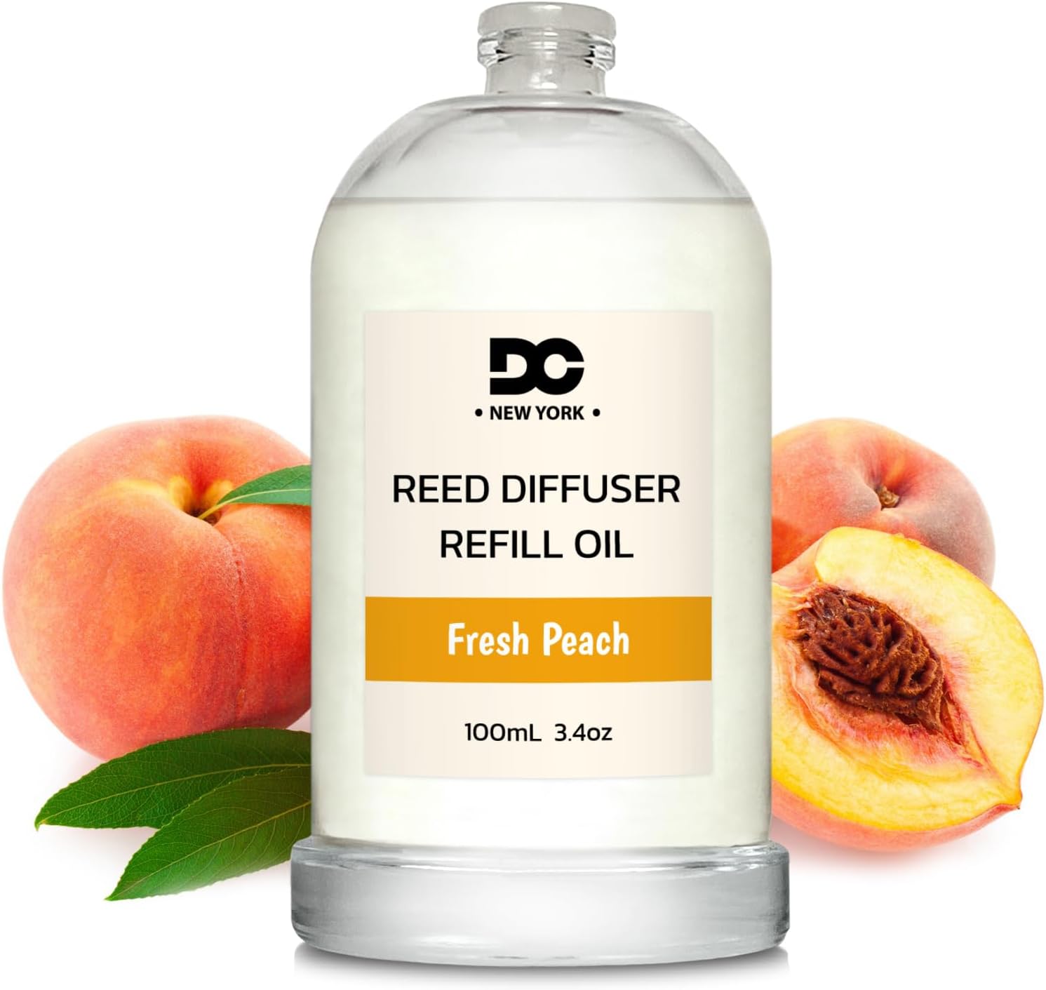 Daniellas Candles Fresh Peach Reed Diffuser Refill Oil