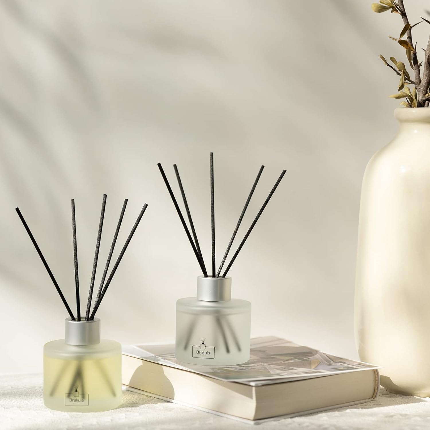 Brakula Eucalyptus Mint Reed Diffuser Set with 8 Sticks