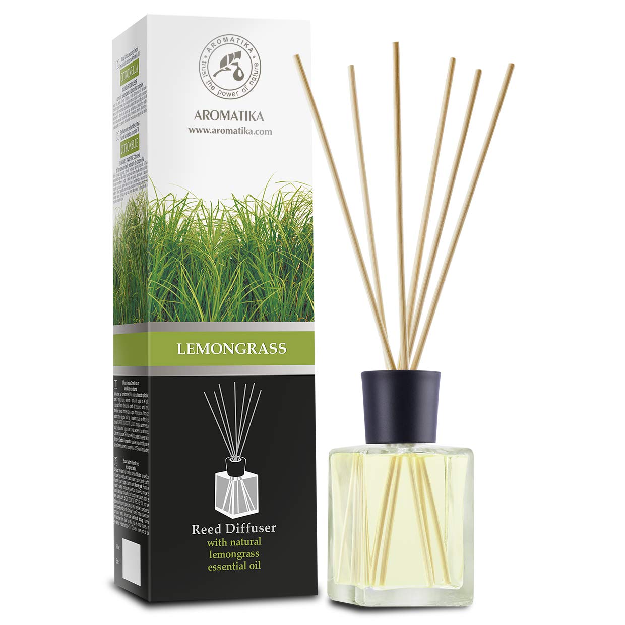 Lemongrass Reed Diffuser 17 Fl Oz - Fresh and Long Lasting