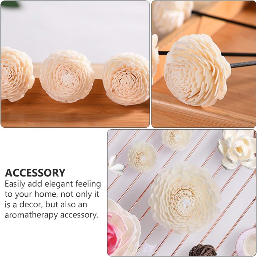 PRETYZOOM 3PCS Dried Flower Diffuser Sticks for Home Fragrance