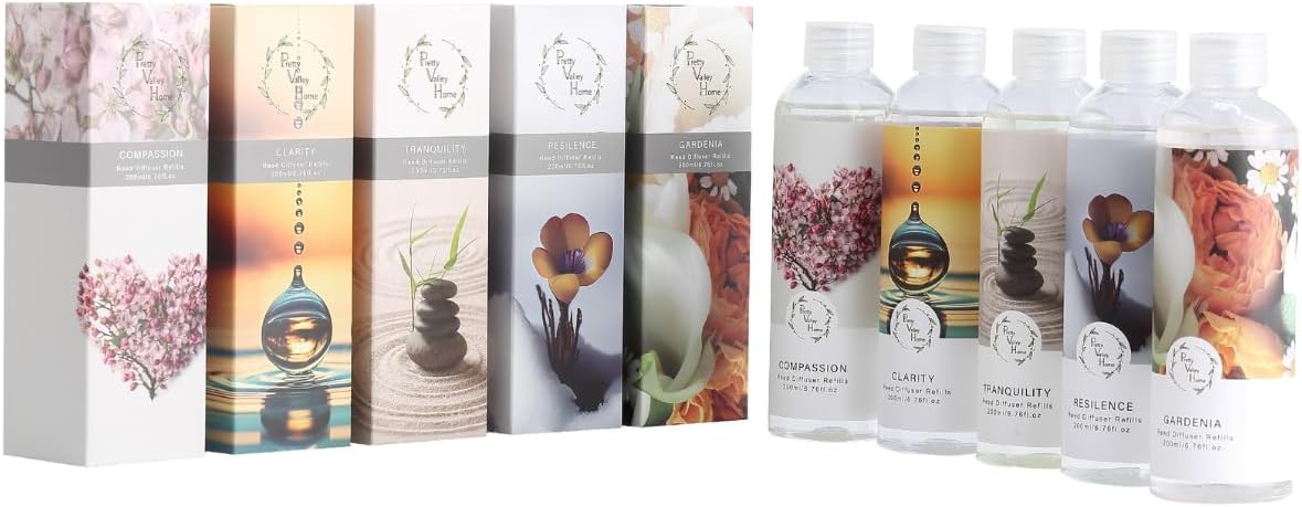 Pretty Valley Home Gardenia Reed Diffuser Refill