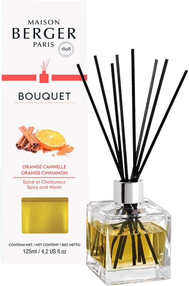 MAISON BERGER Cube Reed Diffuser Orange Cinnamon 1
