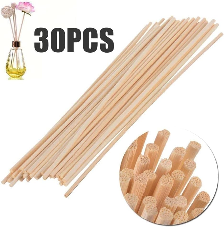 30Pcs Wood Rattan Reed Sticks for Diffusers