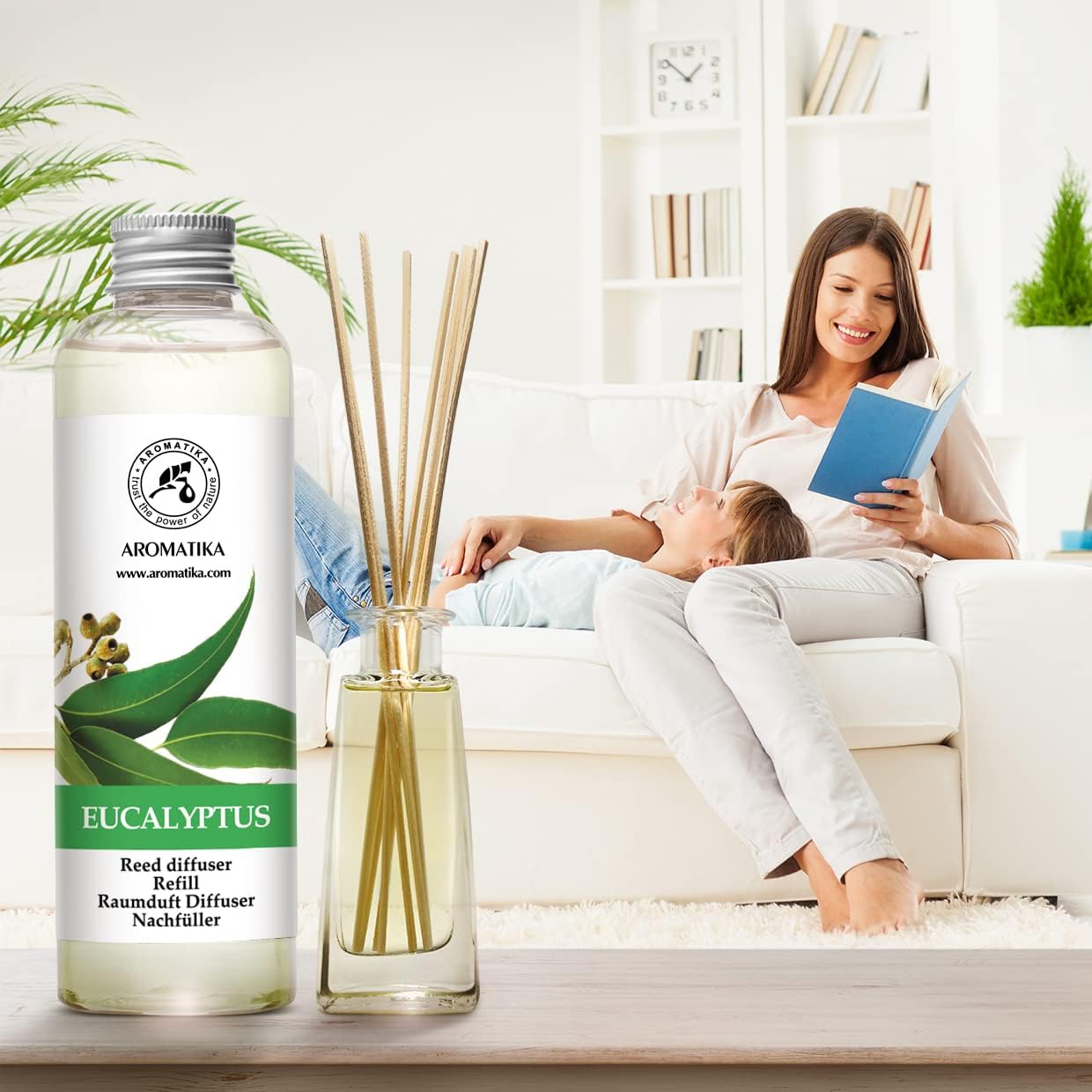 Eucalyptus Peppermint Reed Diffuser Refill 68 Fl Oz