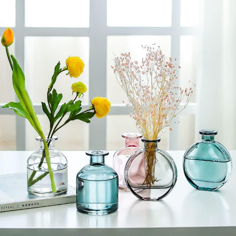 1Pcs Glass Aromatherapy Diffuser Bottle Blue