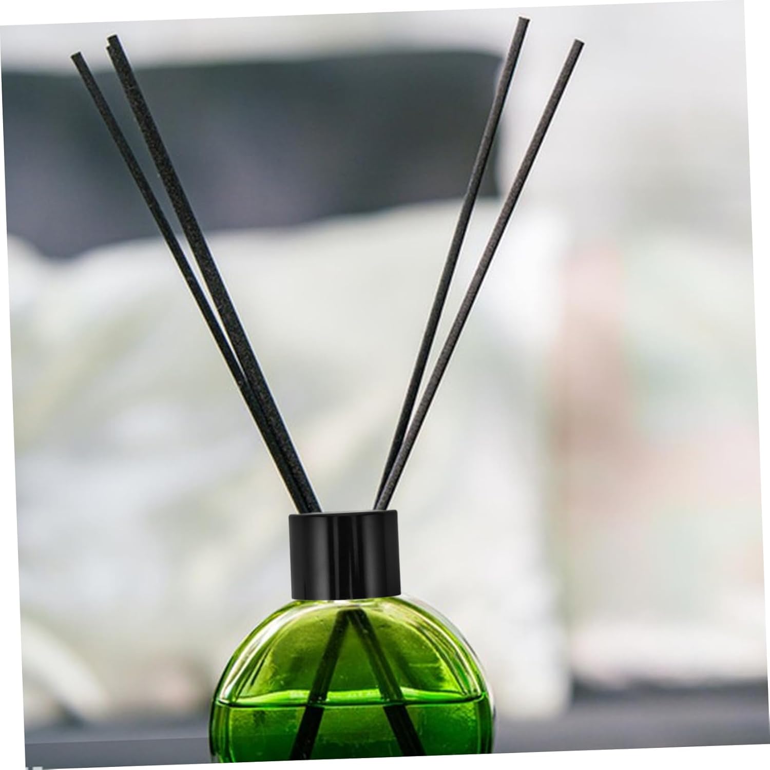 Black Diffuser Caps 10pcs Sturdy Metal Replacement Lids for Reed Diffusers