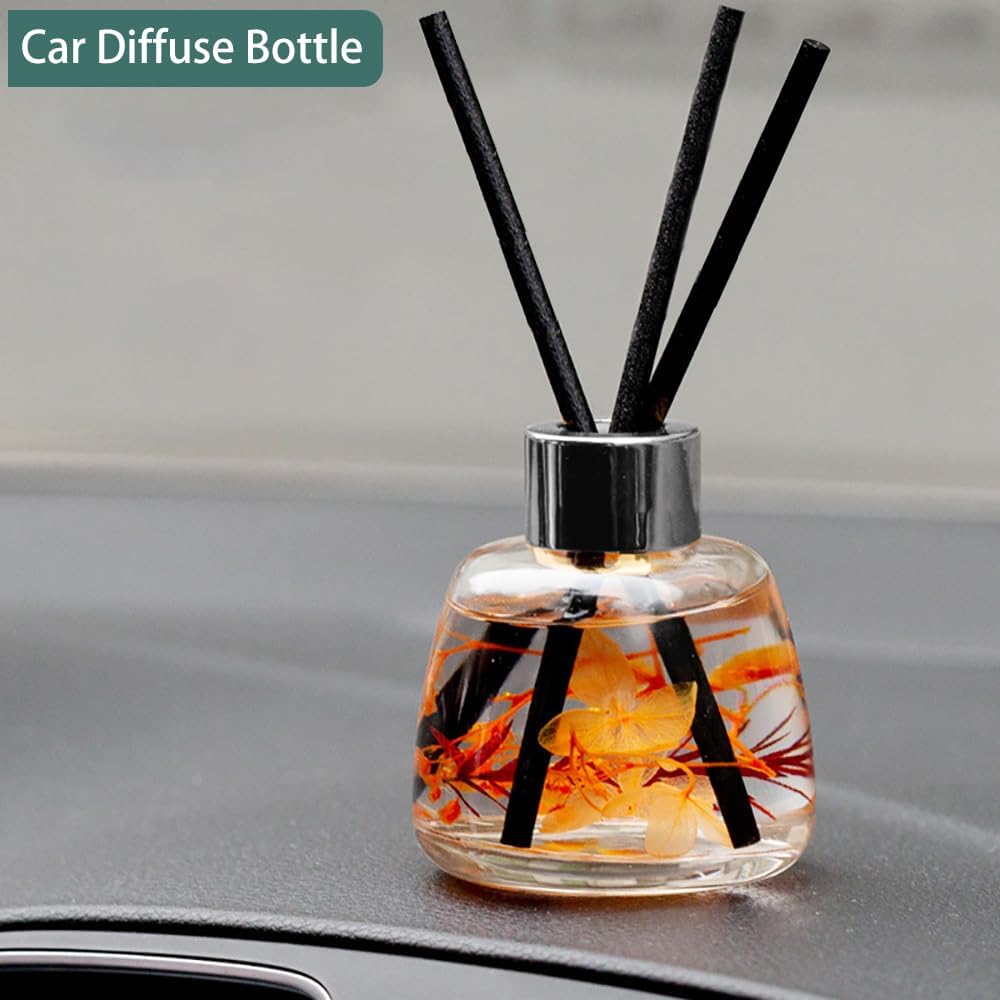 Kaxich 4 Pack Reed Diffuser Bottles with 30 Reeds 352 oz Refillable Essential Oil Diffuser Set for Home Decor