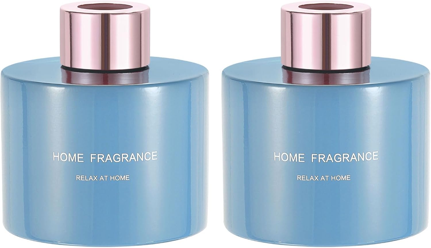HARFINGTON 2pcs Empty Glass Diffuser Bottle 140ml