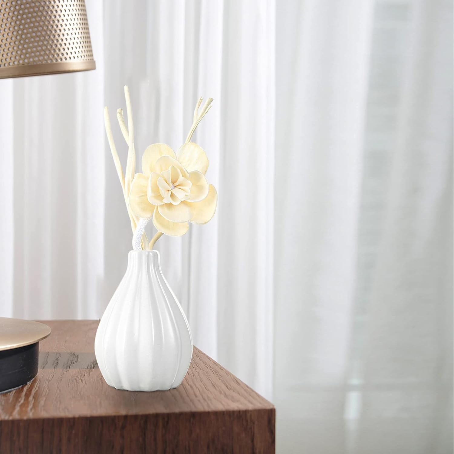 Elegant Jasmine Bouquet Reed Diffuser Set