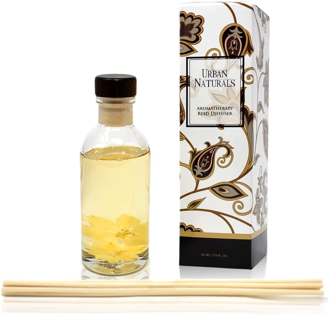 Urban Naturals Vanilla Orchid and Almond Reed Diffuser Set