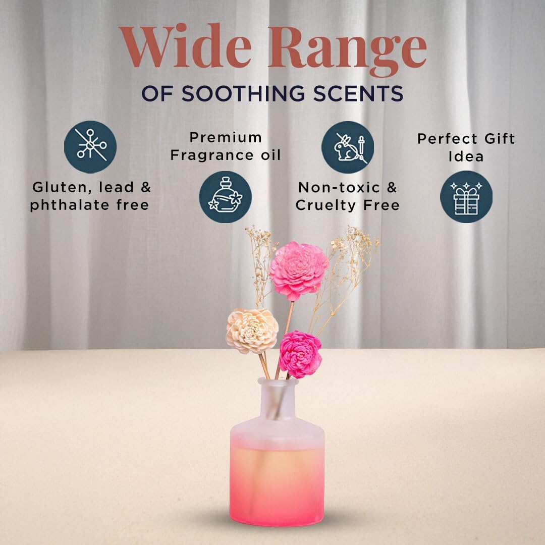 Folkulture Cherry Blossom Reed Diffuser Set