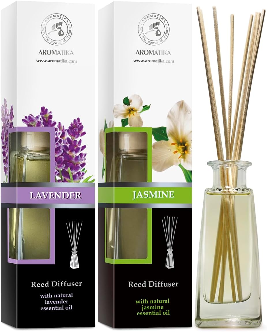 Jasmine Lavender Reed Diffuser Set 34 Fl Oz