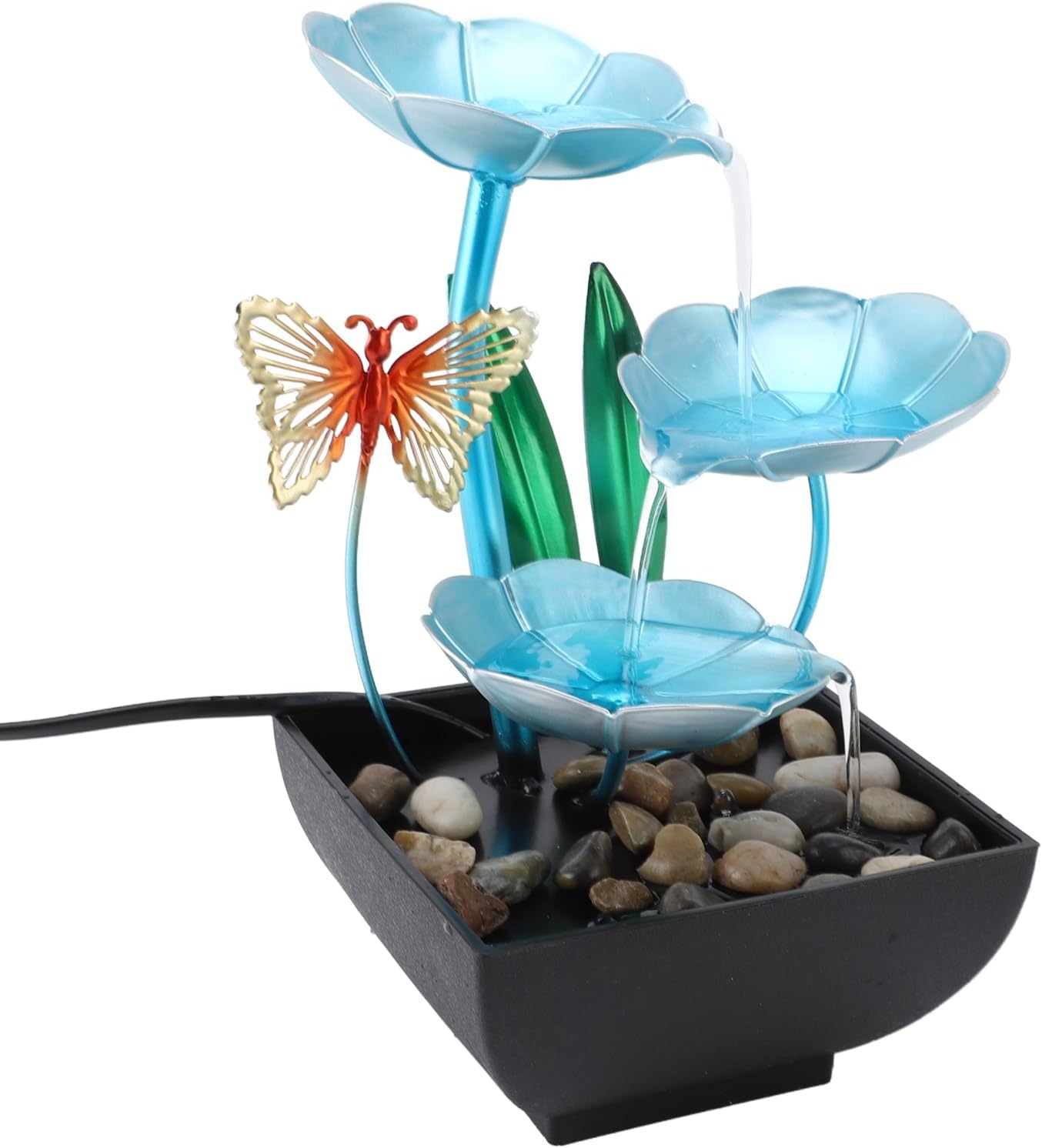 USB Powered Tabletop Fountain with LED Lights