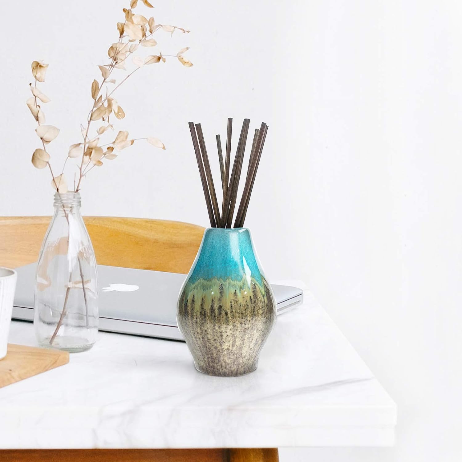 Ocean Mist Reed Diffuser Set - 8 Sticks 17 Fl Oz Oil
