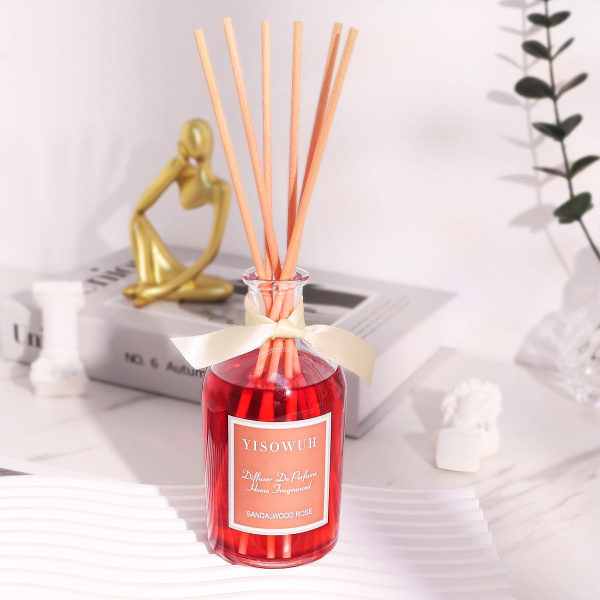 Sandalwood Rose Reed Diffuser Set 250ml with 8 Sticks