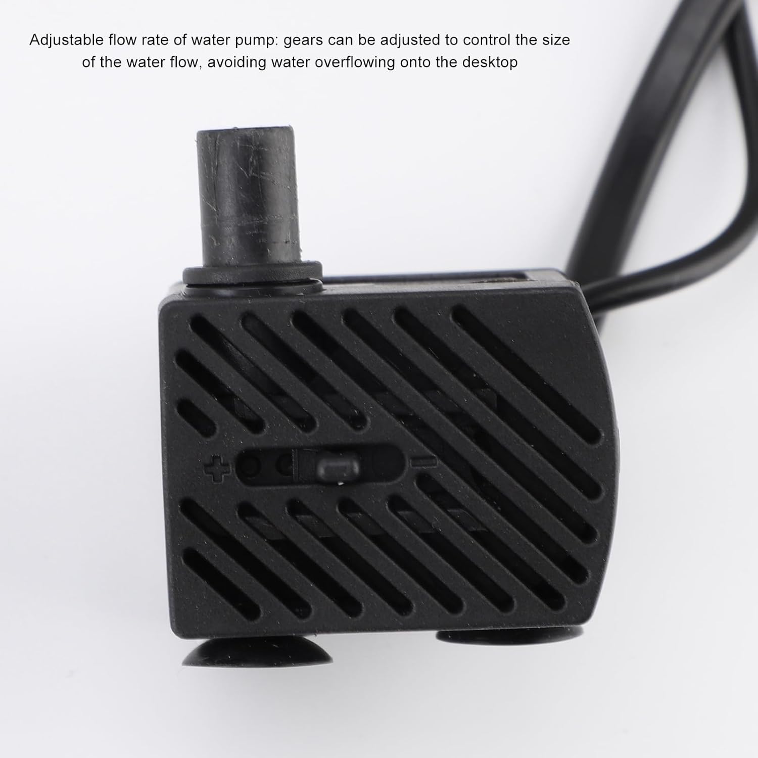 Tomotato Tabletop Fountain with LED Light and USB Power