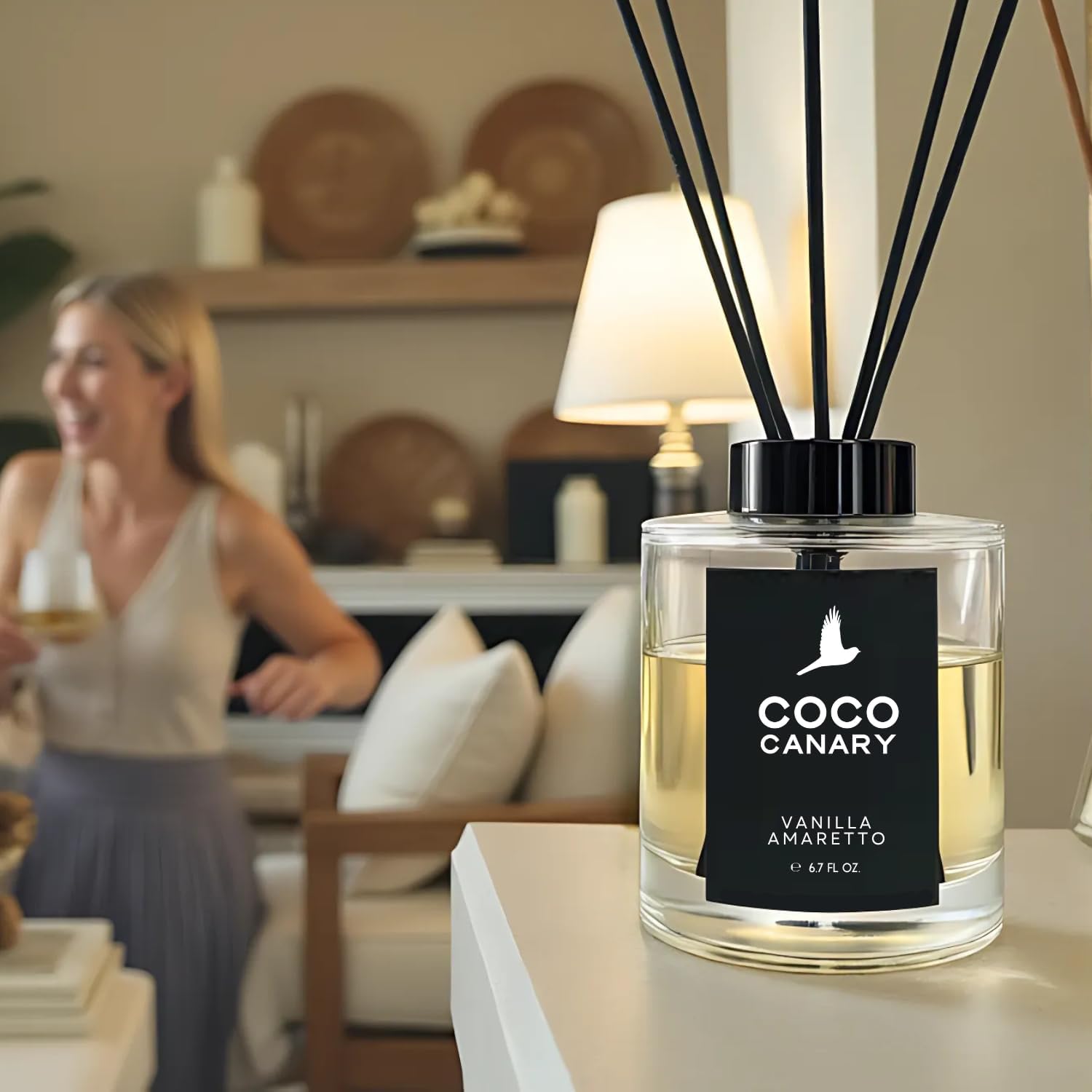 Coco Canary 67 Oz Reed Diffuser Vanilla Amaretto