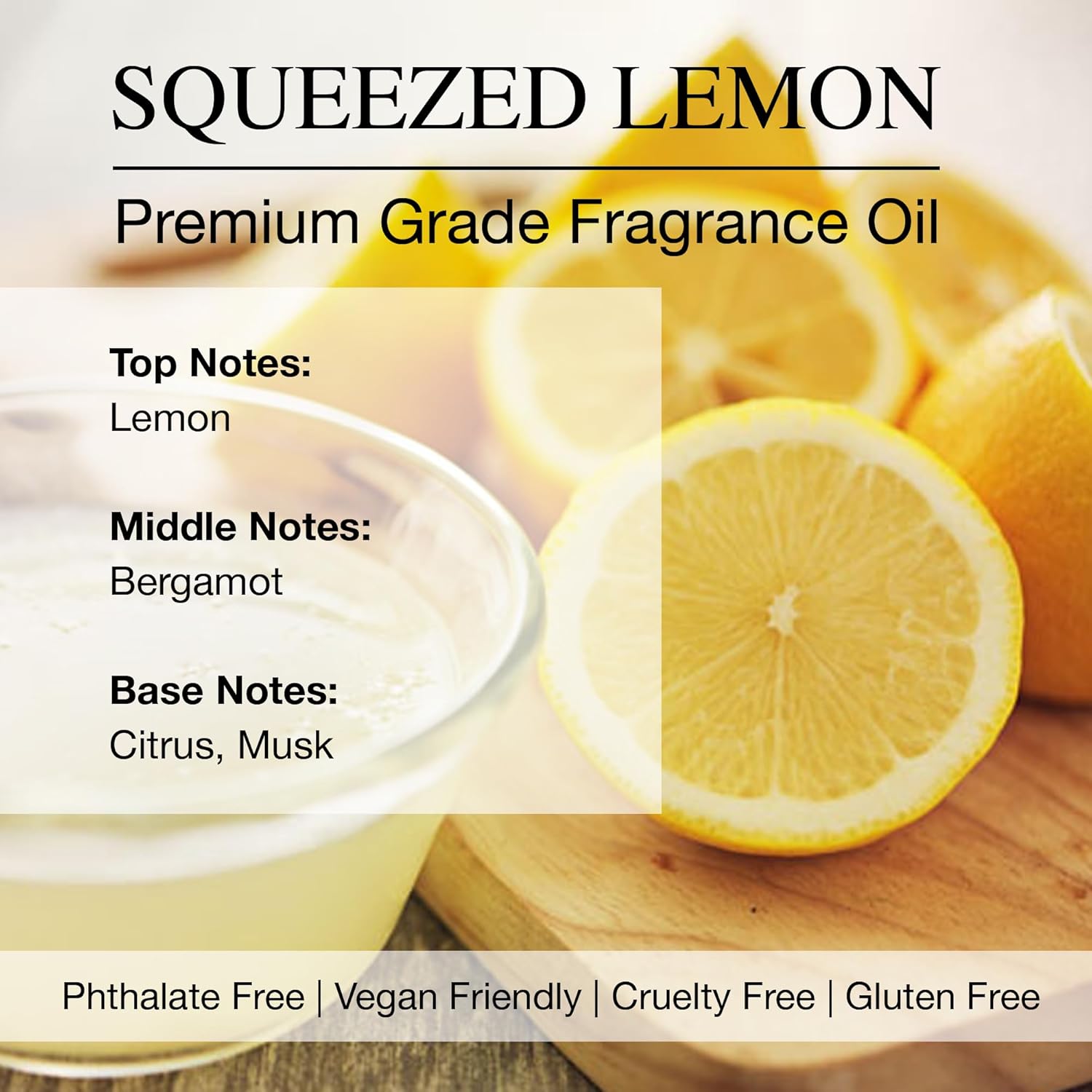 Daniellas Candles Lemon Reed Diffuser Refill Oil 34oz