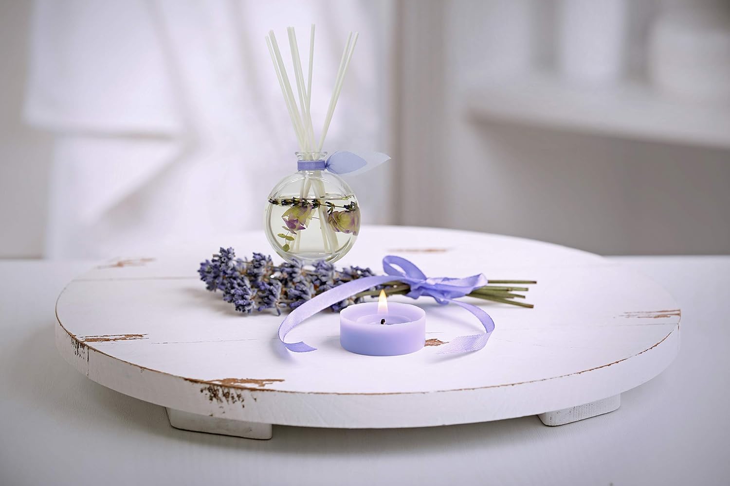 LOVSPA Spa Lavender Reed Diffuser Gift Set