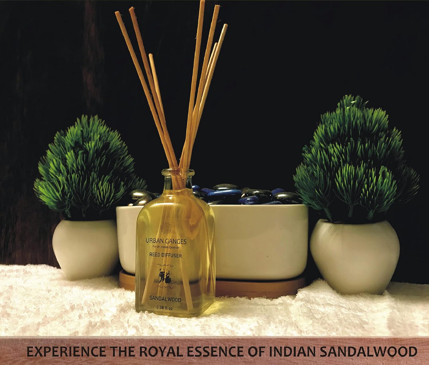 Urban Ganges Sandalwood Reed Diffuser Set