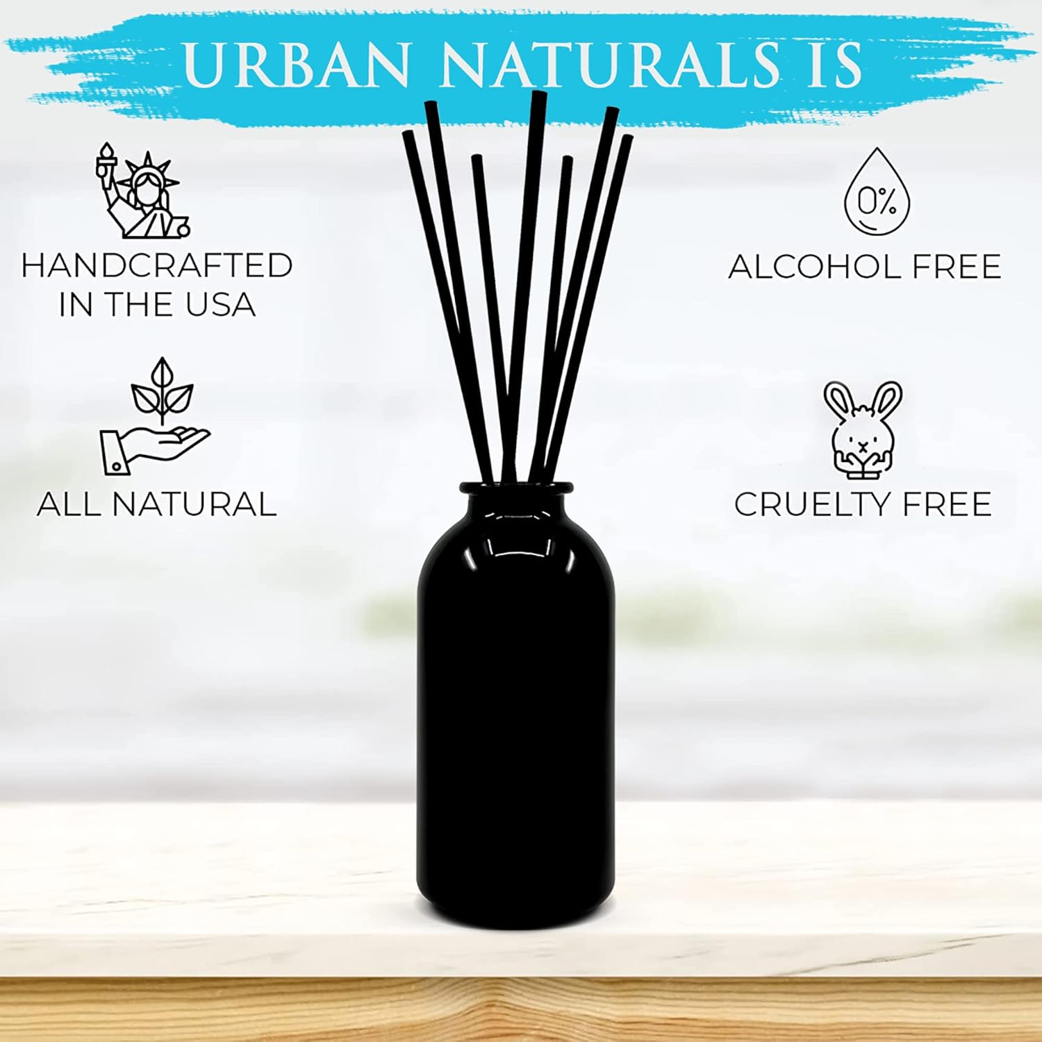 Urban Naturals Ocean Mist Sea Salt Reed Diffuser Set
