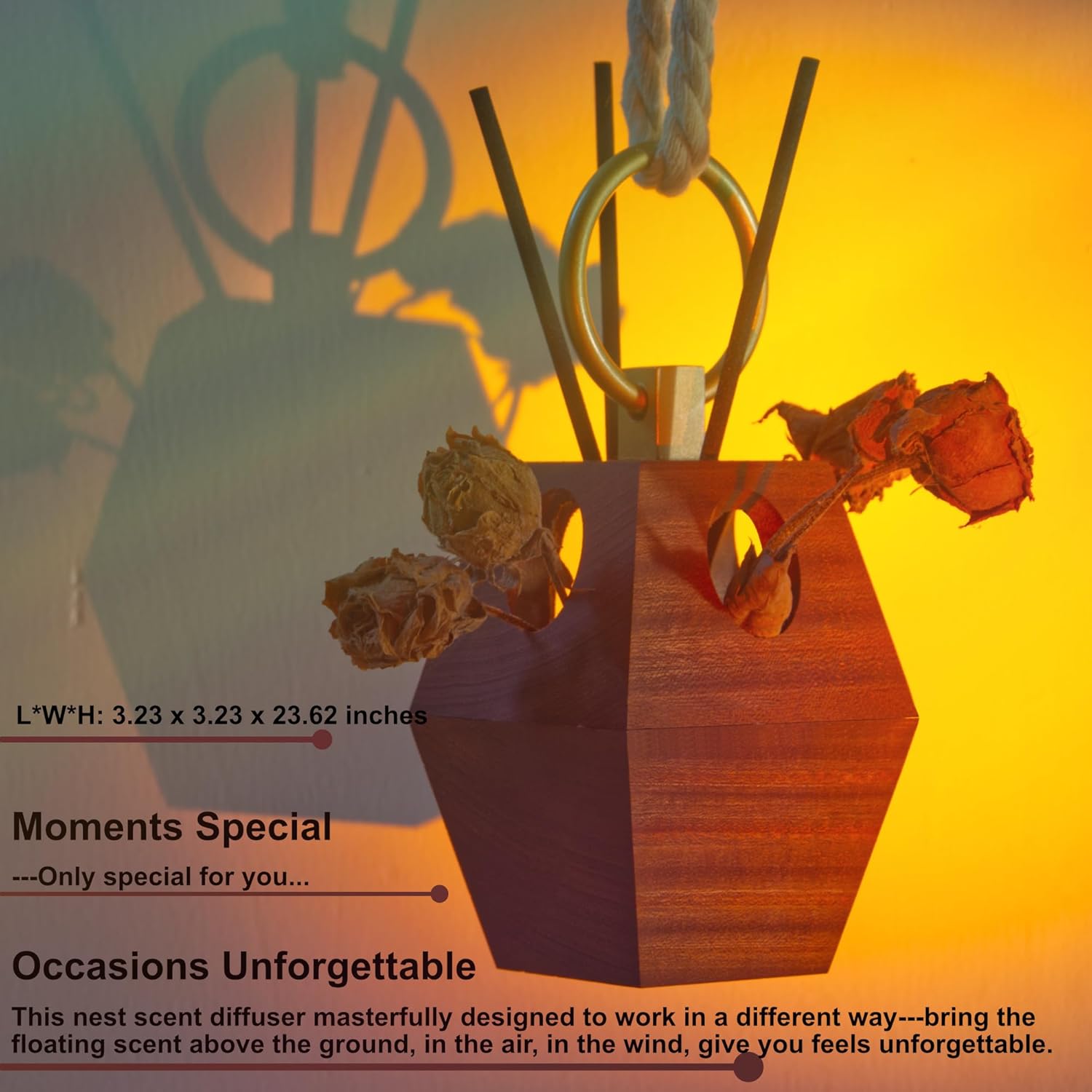 Meinvcisi Vintage Reed Diffuser Set