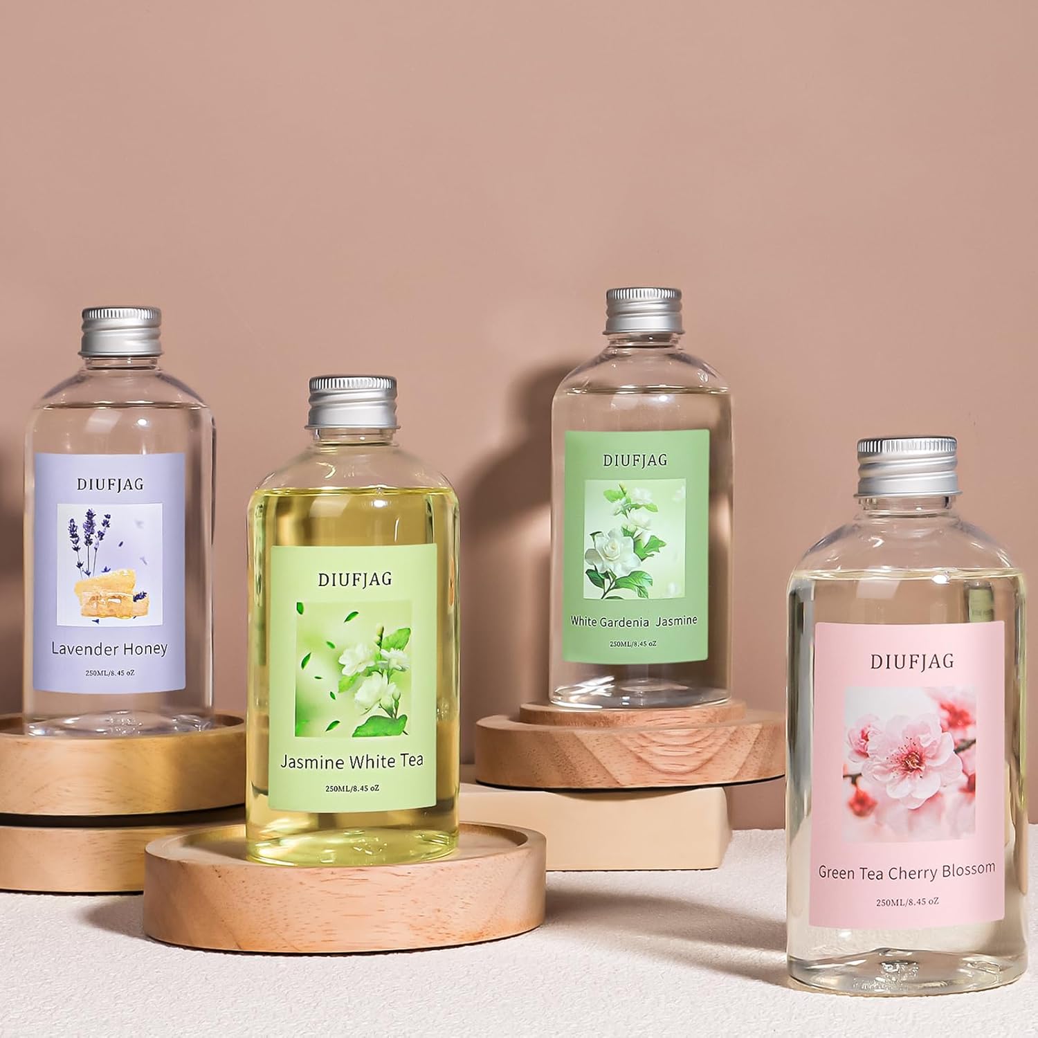DIUFJAG Lavender Honey Reed Diffuser Set