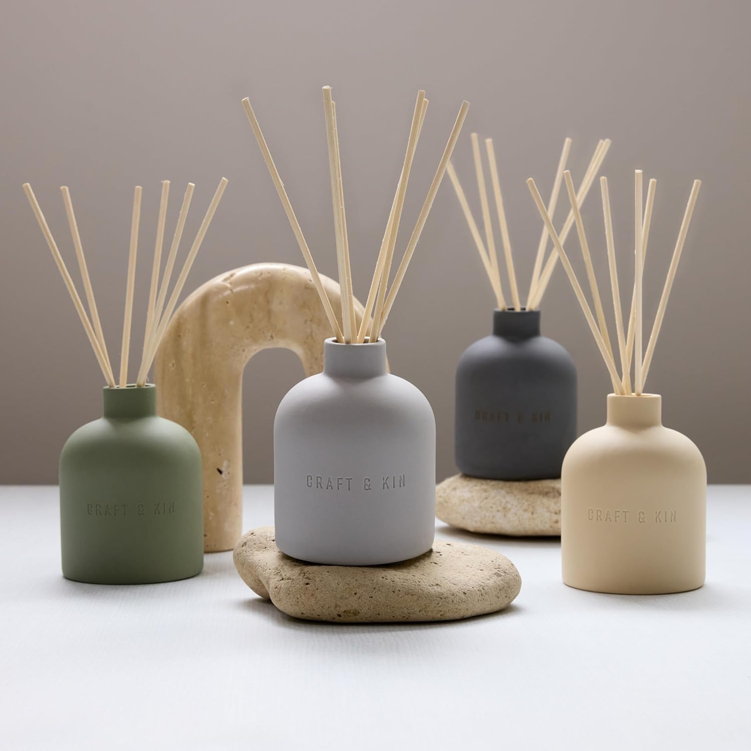 Craft Kin Reed Diffuser Set - Rose Oud 67oz Alcohol-Free