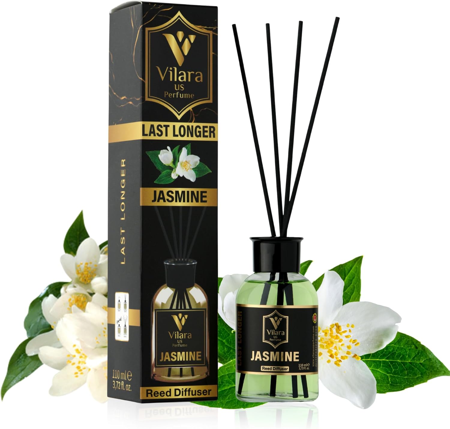 Jasmine Reed Diffuser Set - Luxury Home Fragrance