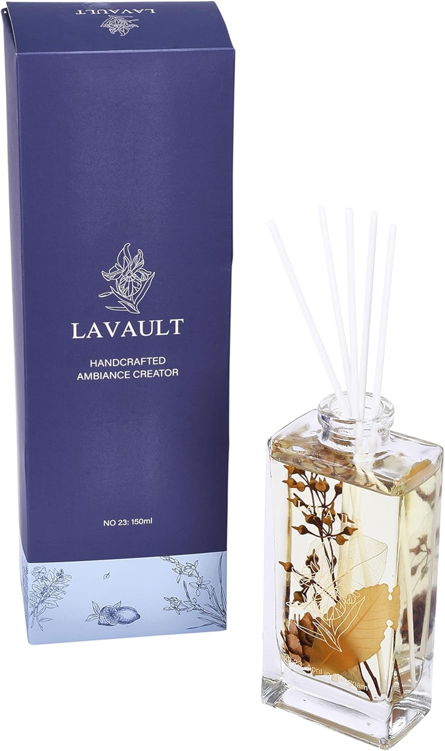 Lavault Reed Diffuser - April Aroma Fragrance Set