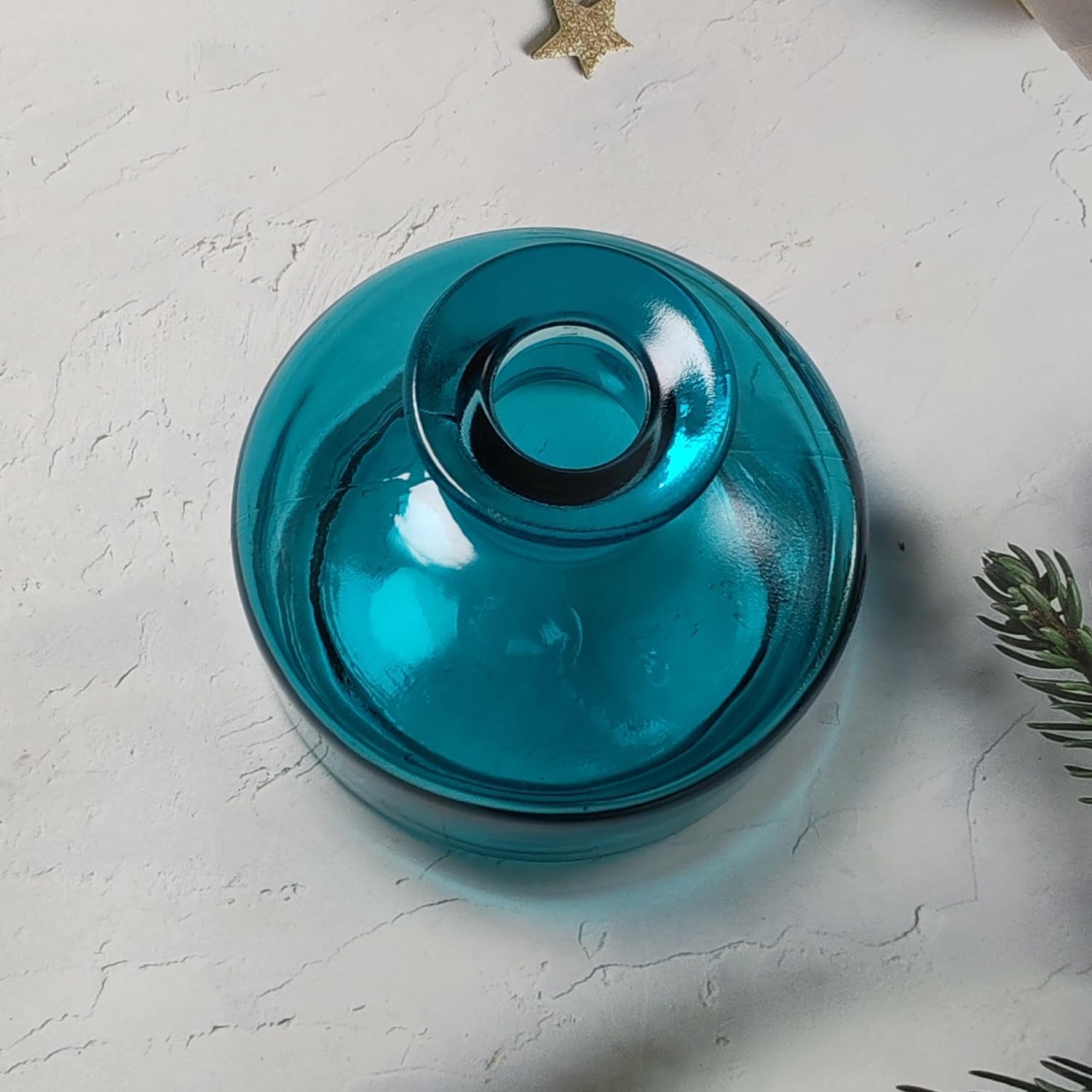 200ml Blue Round Refillable Diffuser Bottle