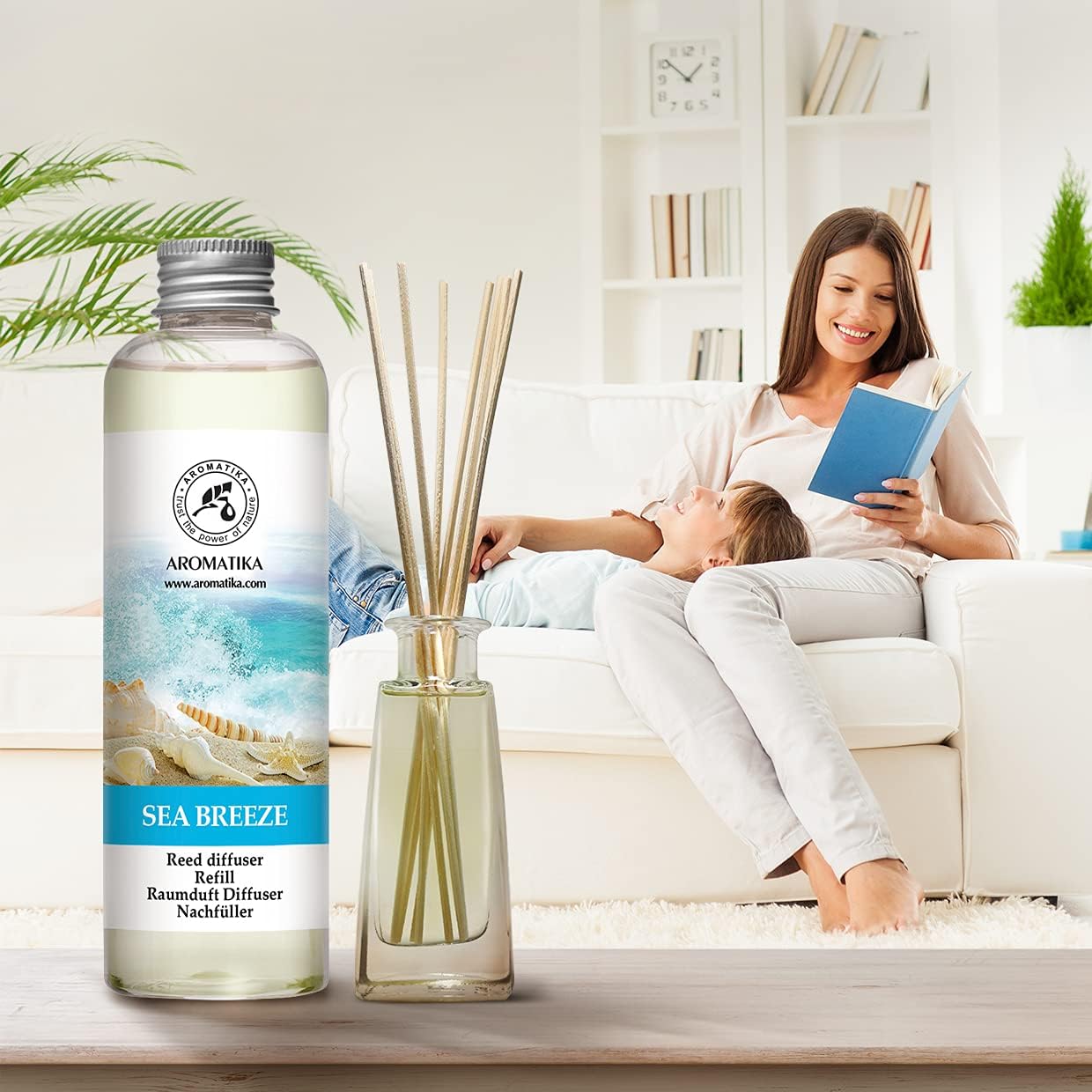 Sea Breeze Reed Diffuser Refill - 68 Fl Oz Fresh Scent