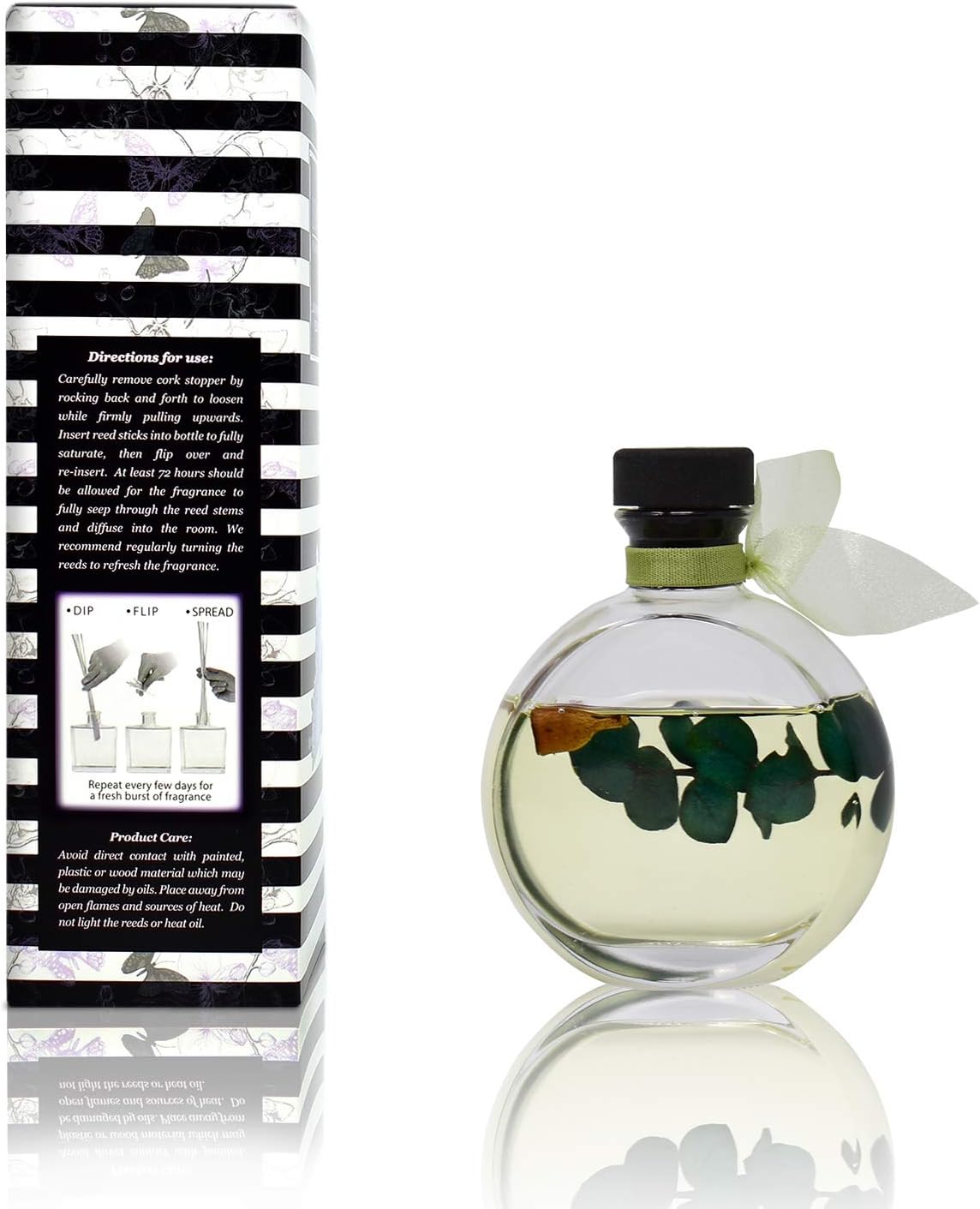 LOVSPA Peppermint Eucalyptus Reed Diffuser Set