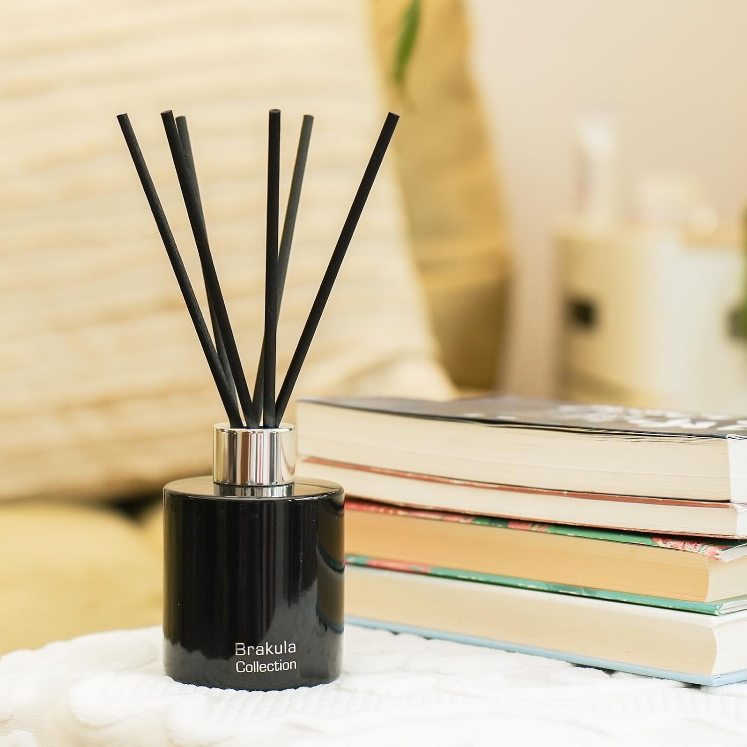 Brakula Reed Diffuser Set - Mango Scented 4 Fl Oz 6 Sticks