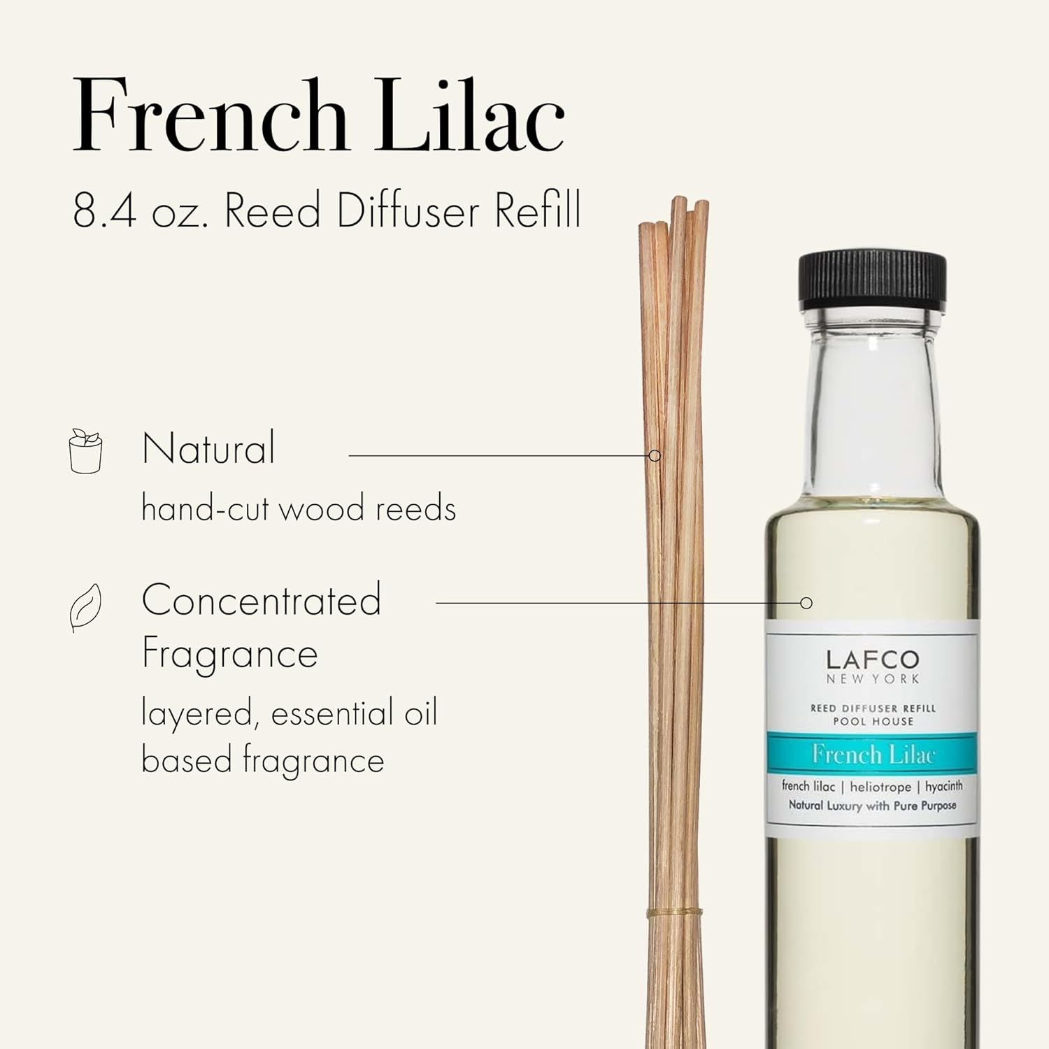 LAFCO New York Reed Diffuser Refill - French Lilac 84 oz