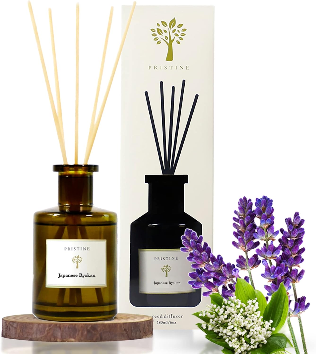PRISTINE Japanese Ryokan Reed Diffuser Set