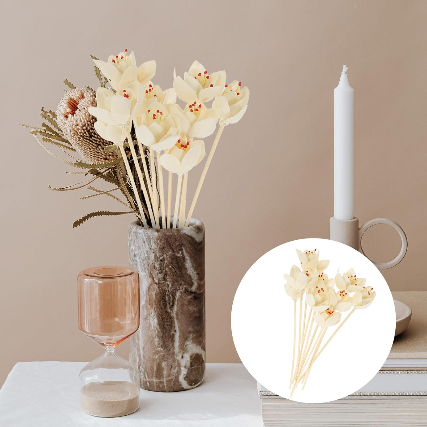 10pcs Flower Reed Diffuser Sticks Decorative Aroma Sticks