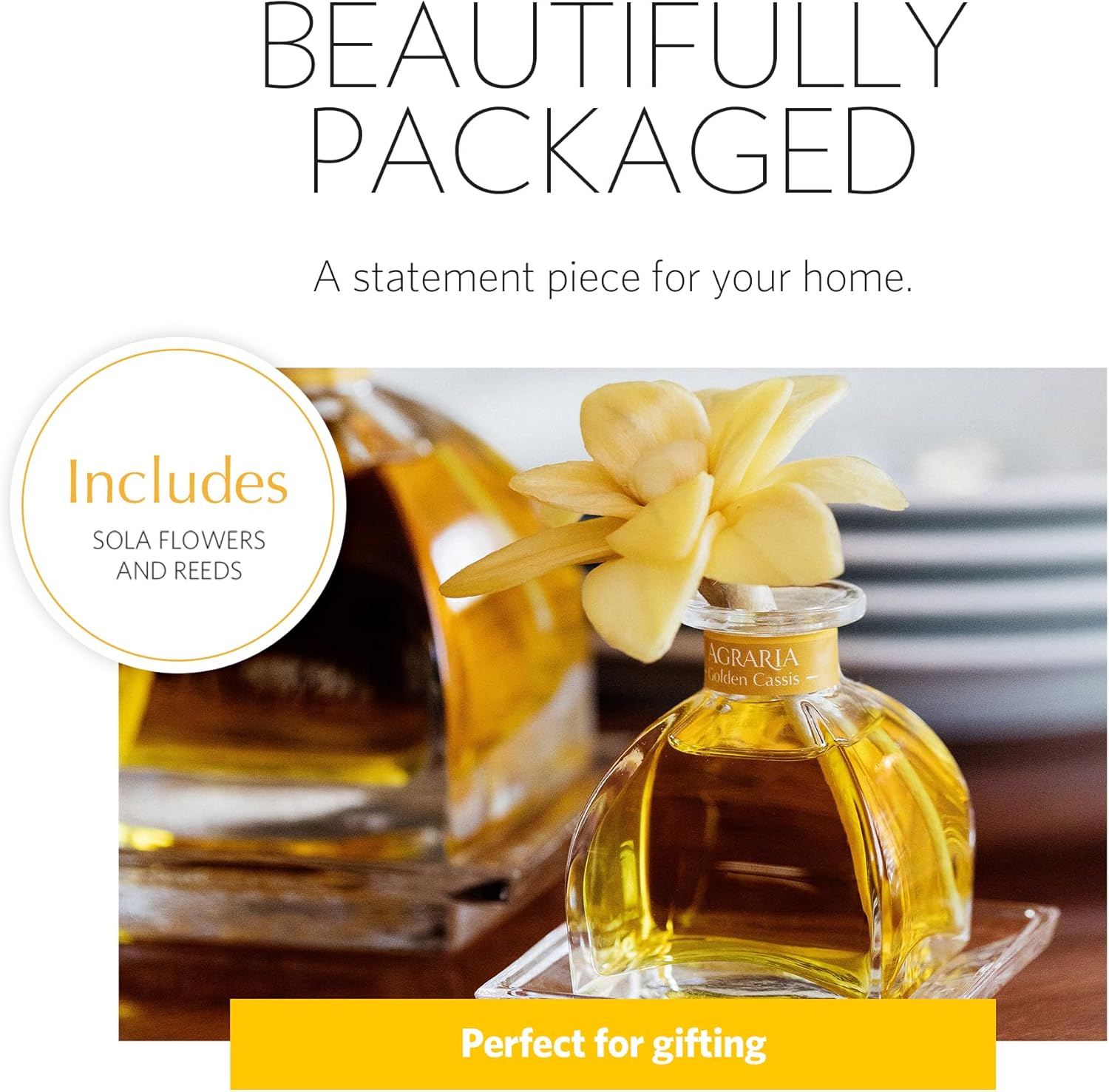 AGRARIA PetiteEssence Flower and Reed Diffuser Set