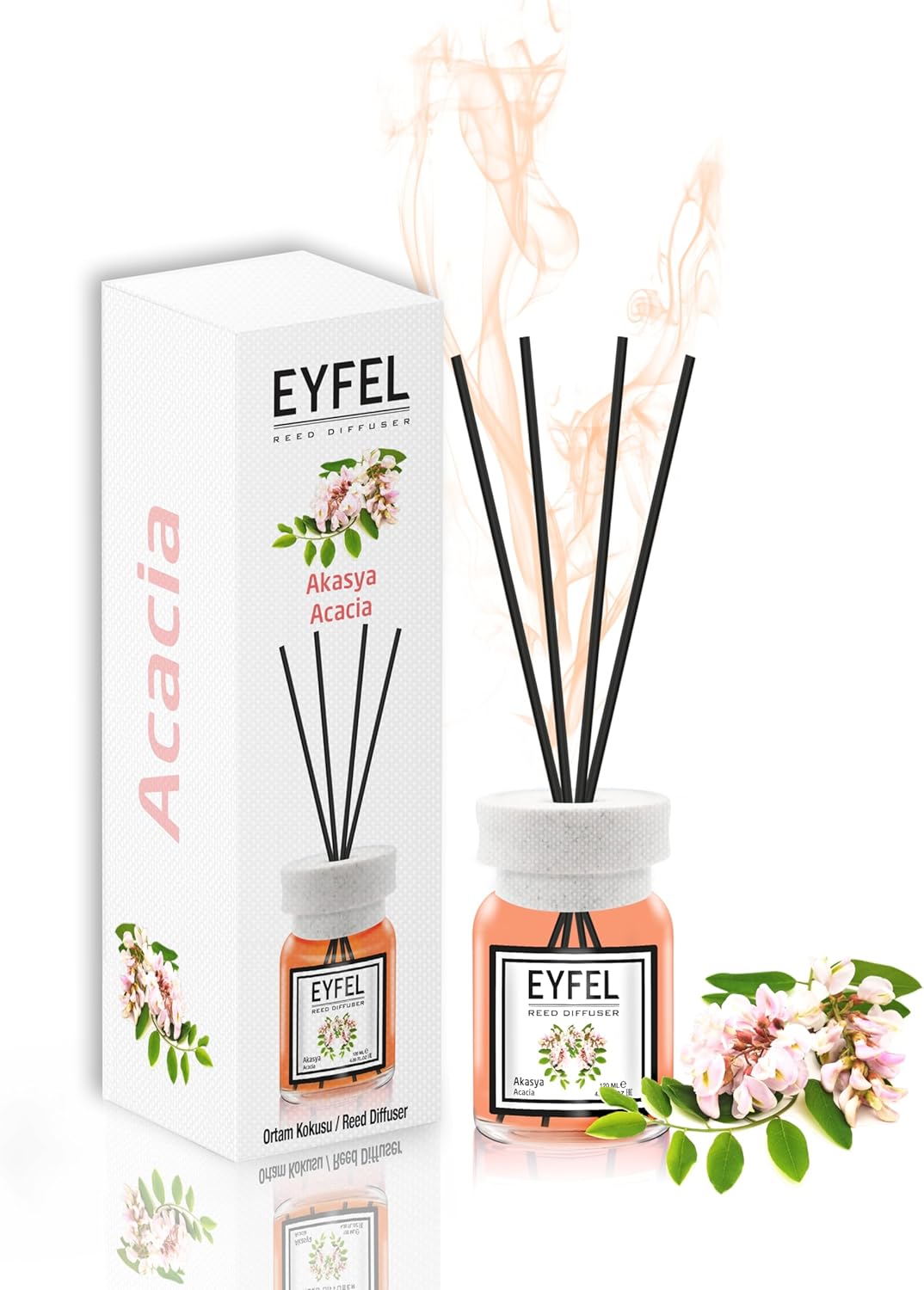 EYFEL Acacia Reed Diffuser Set 405 Fl Oz