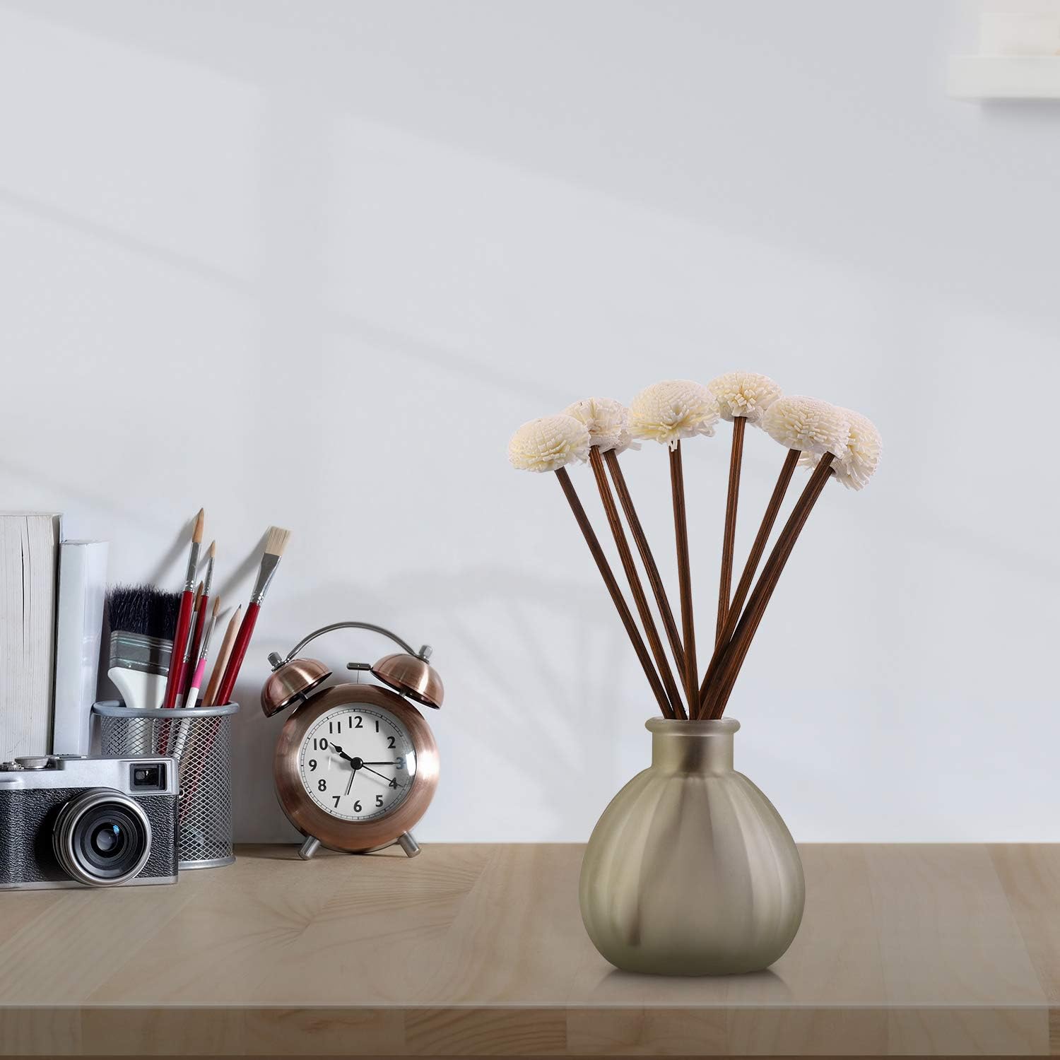 30 Pcs 8 Inch Brown Rattan Reed Diffuser Refill Set