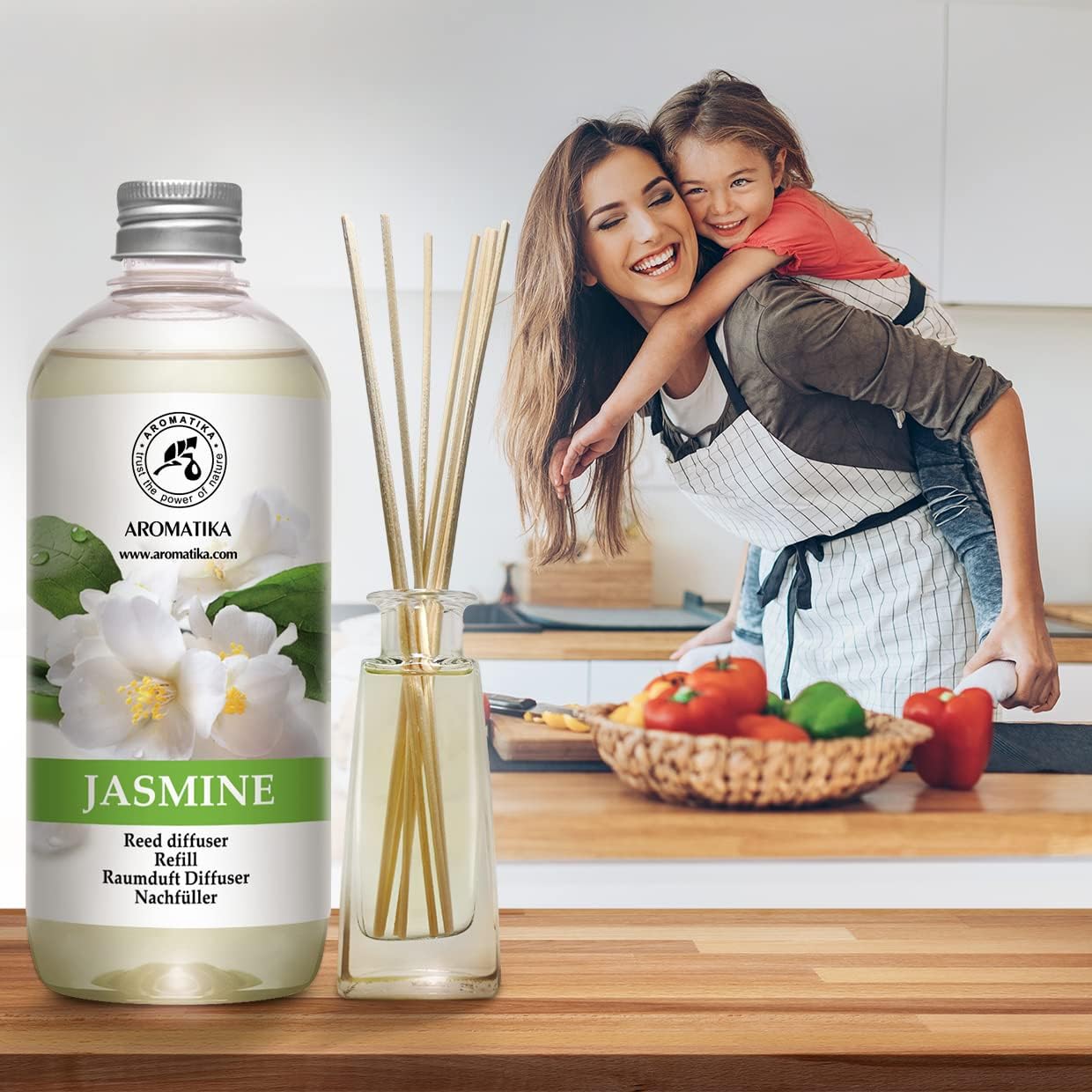 Jasmine Reed Diffuser Refill - 3x17 Fl Oz Fresh Long Lasting