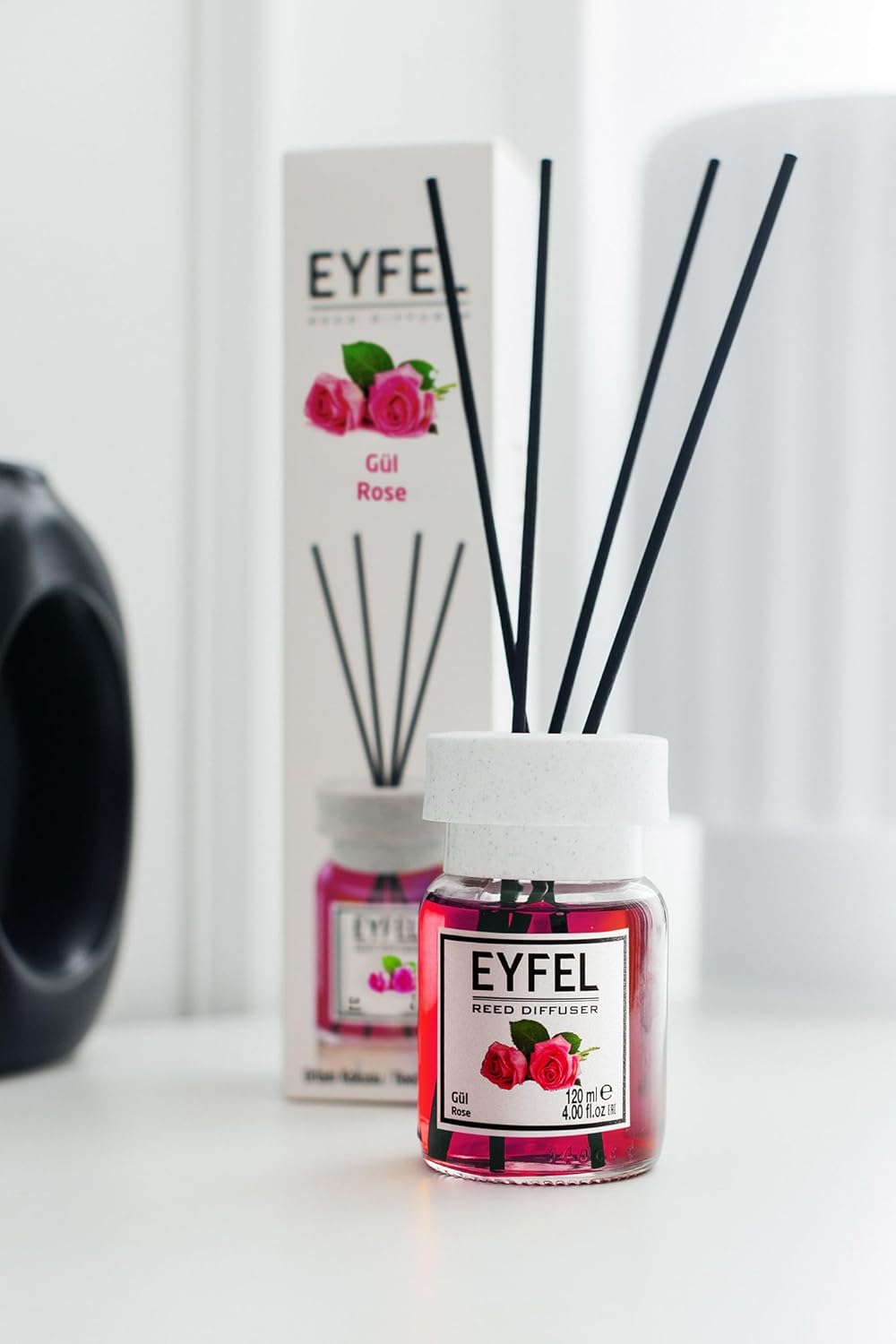 EYFEL Rose Reed Diffuser Set 405 Fl Oz