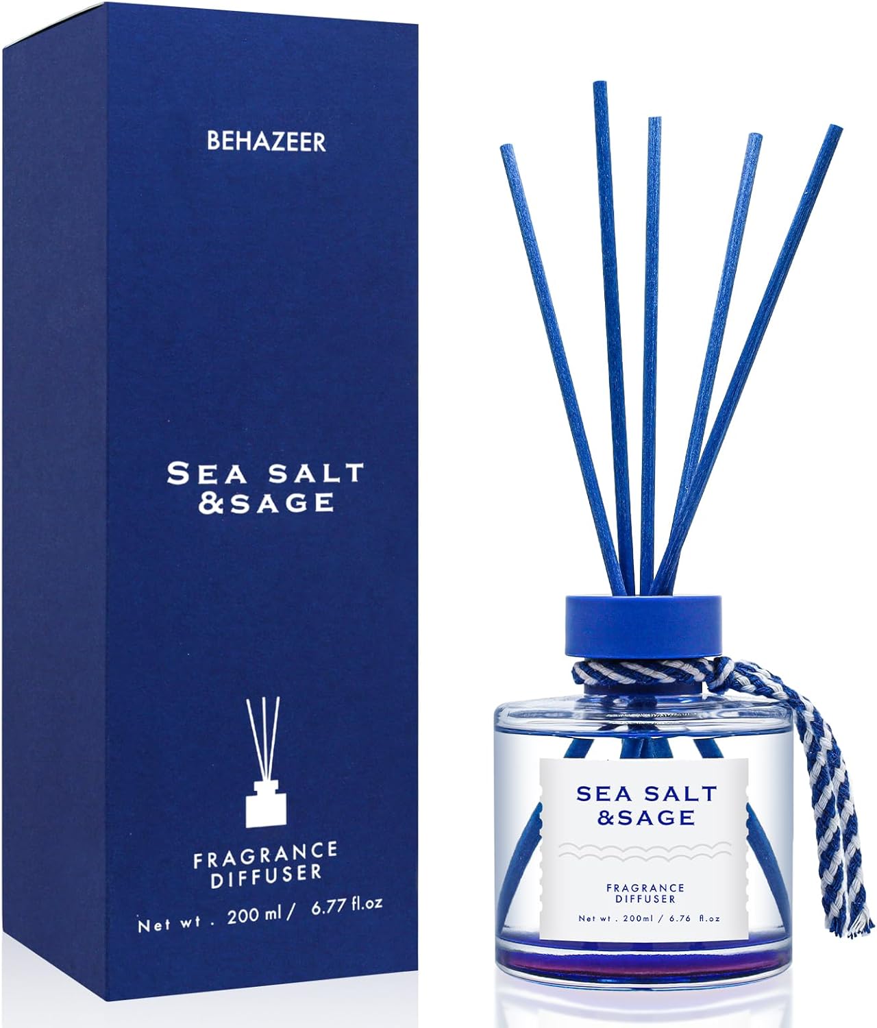 BEHAZEER Sea Salt Reed Diffuser 677OZ Set