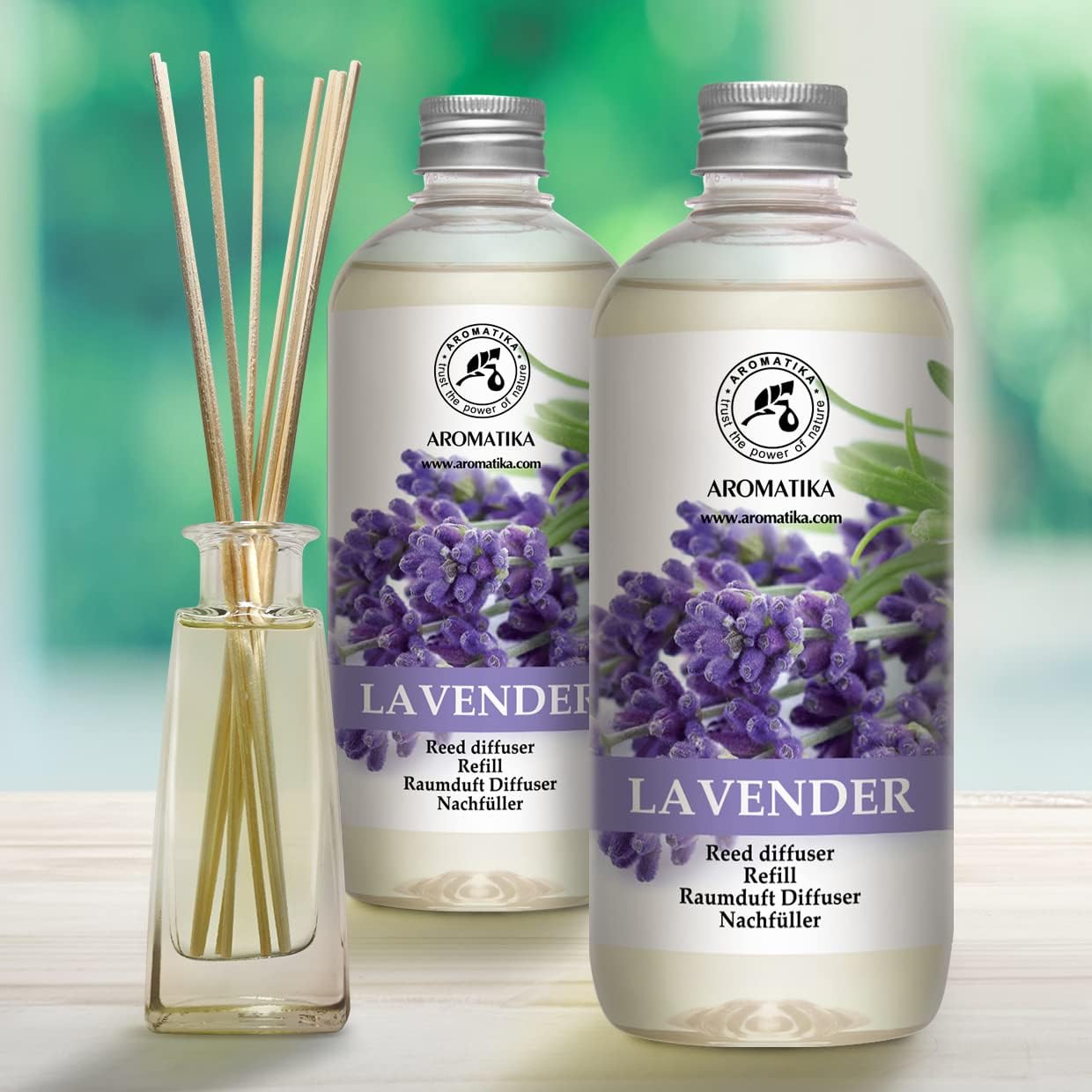 Lavender Reed Diffuser Refill 2 x 500ml Natural Scent